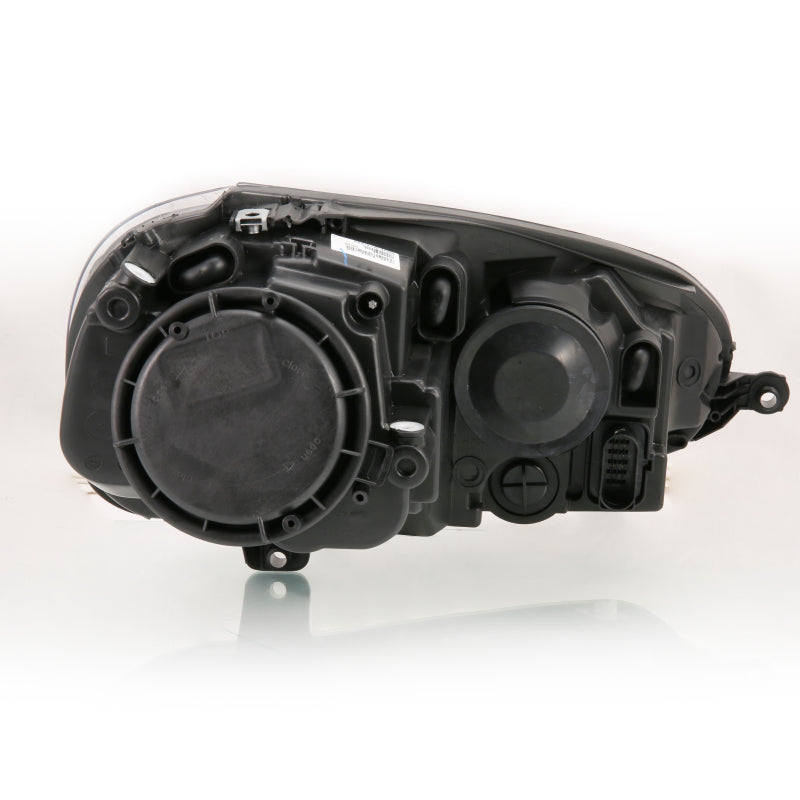 ANZO 2006-2009 Volkswagen Us Rabbit Crystal Headlight Black (Halogen Only) 121542