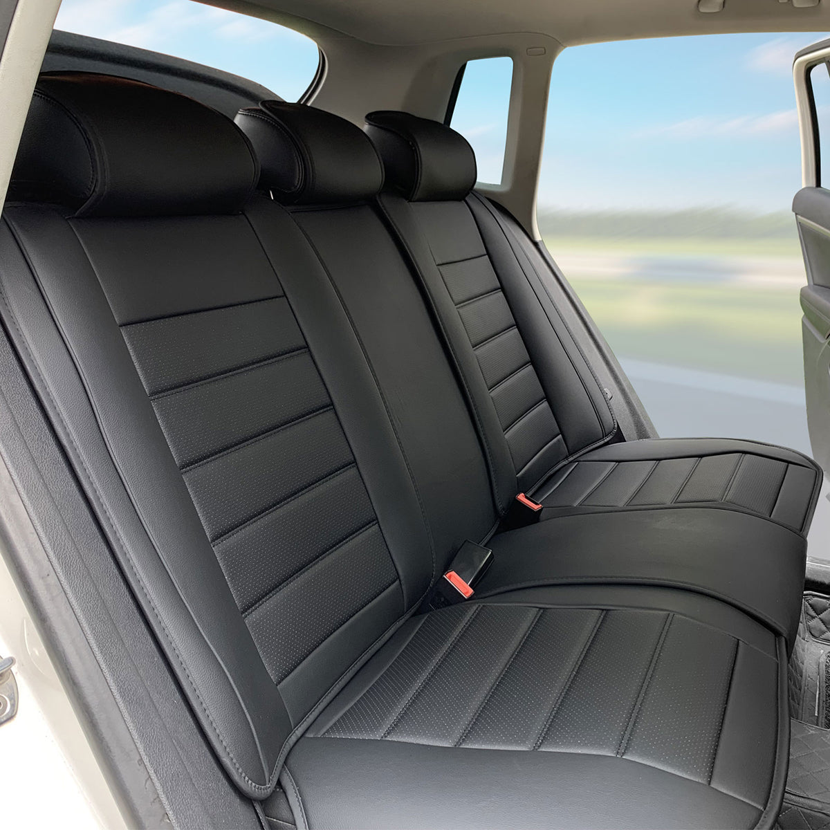 Universal Fit PU Leather Car Seat Covers Cushion Protector - 01 Style