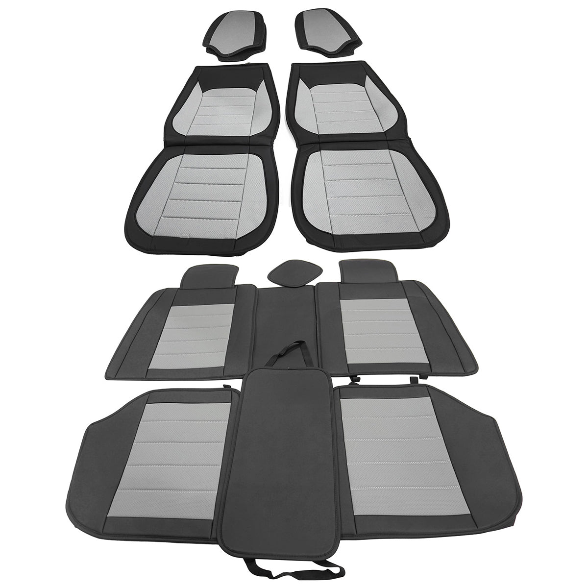 Universal Fit PU Leather Car Seat Covers Cushion Protector - 01 Style