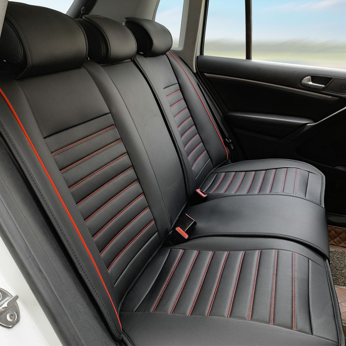 Universal Car Seat Covers Cushion Protecots PU Leather - 02 Style