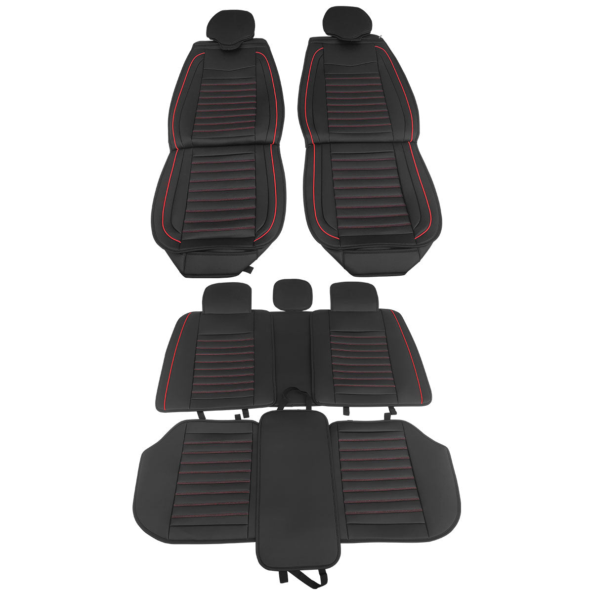 Universal Car Seat Covers Cushion Protecots PU Leather - 02 Style
