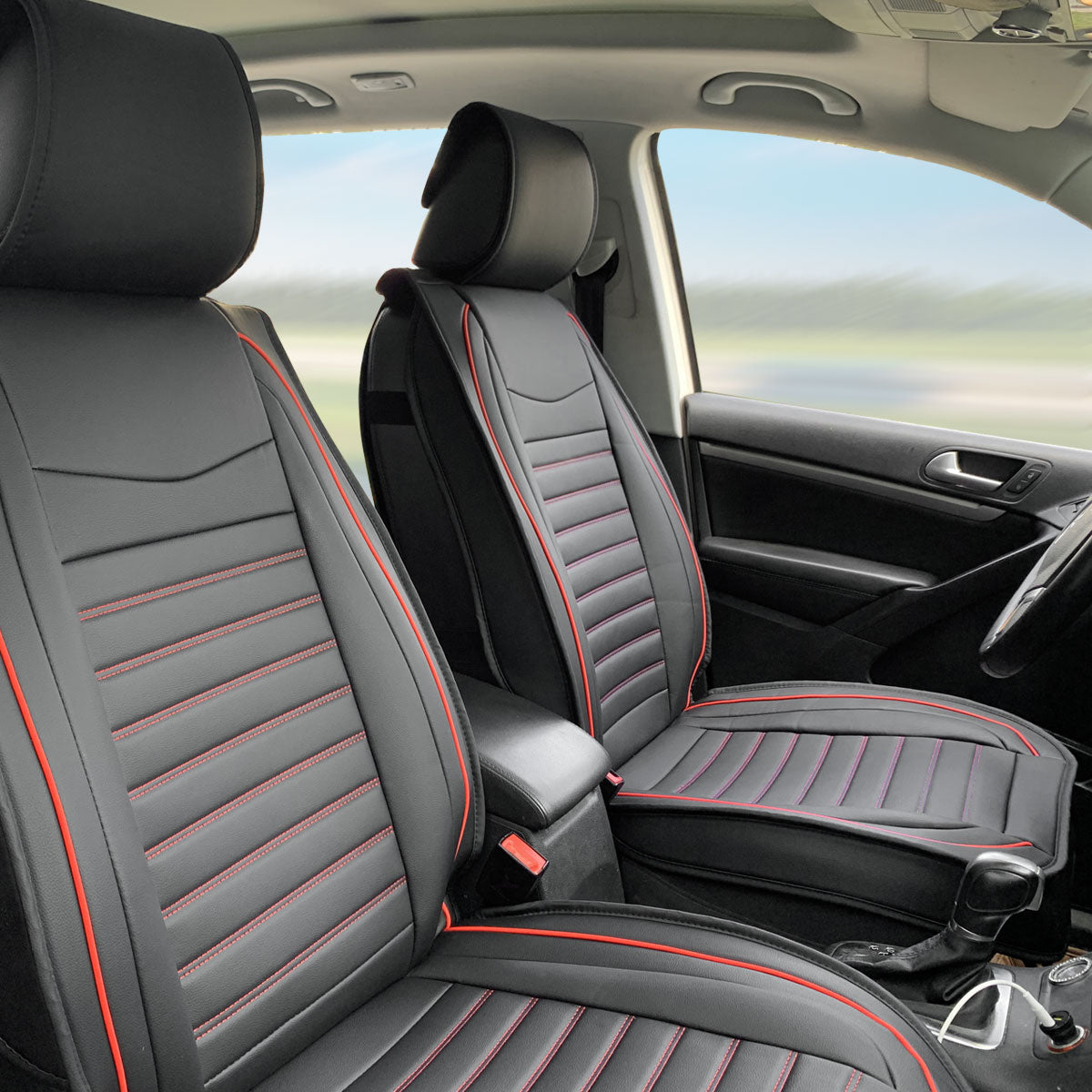 Universal Car Seat Covers Cushion Protecots PU Leather - 02 Style