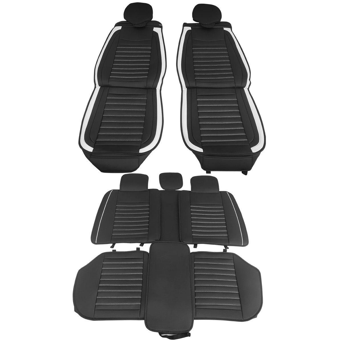 Universal Car Seat Covers Cushion Protecots PU Leather - 02 Style
