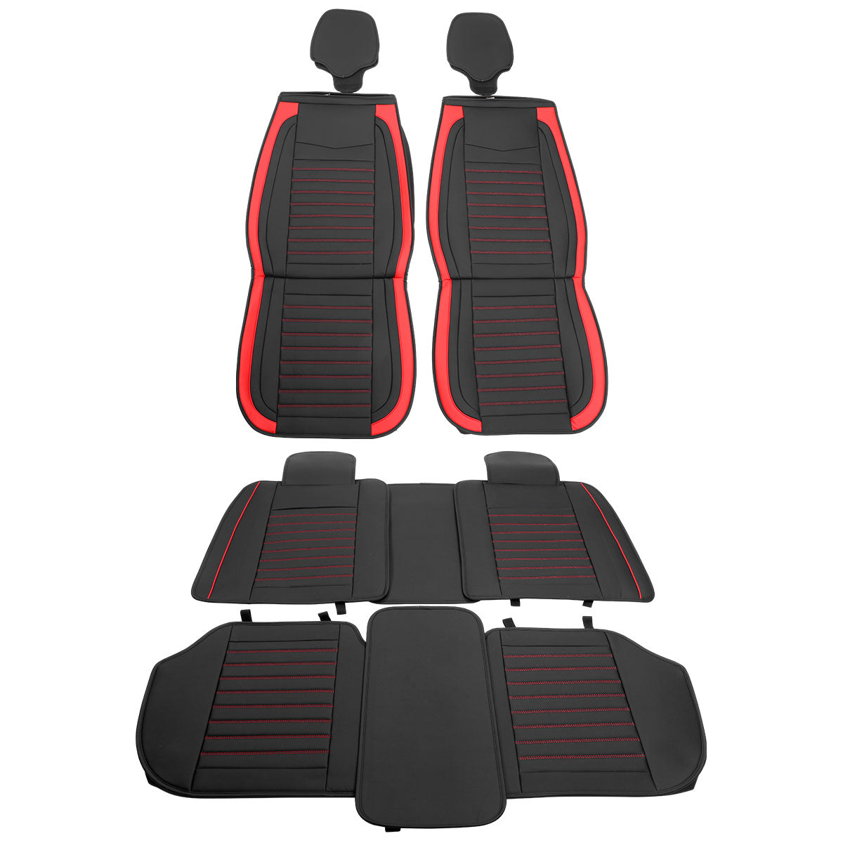 Universal Car Seat Covers Cushion Protecots PU Leather - 02 Style
