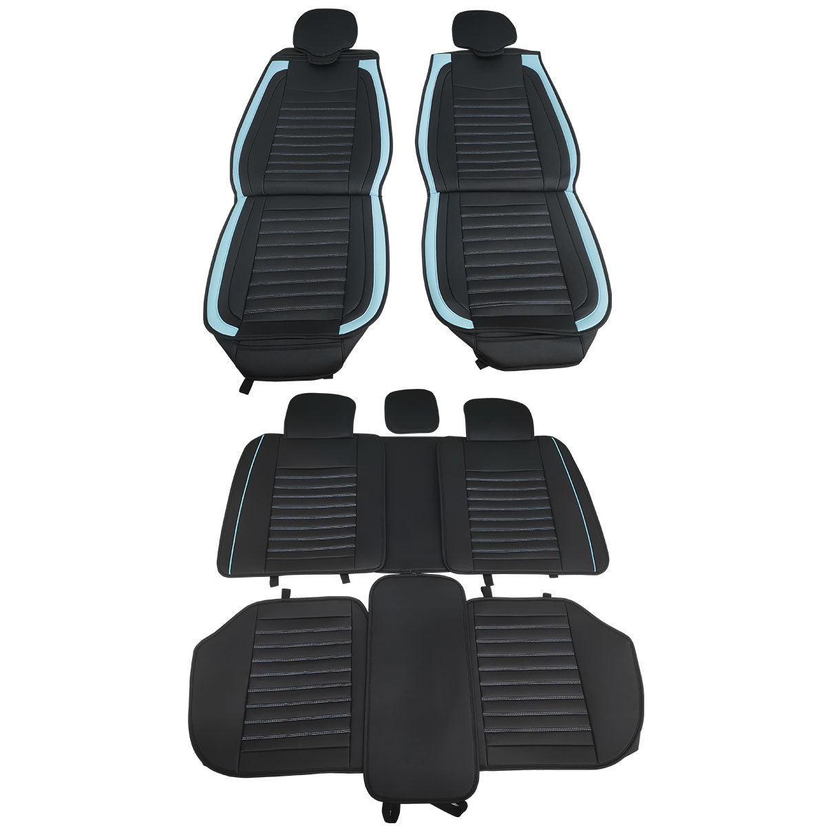 Universal Car Seat Covers Cushion Protecots PU Leather - 02 Style