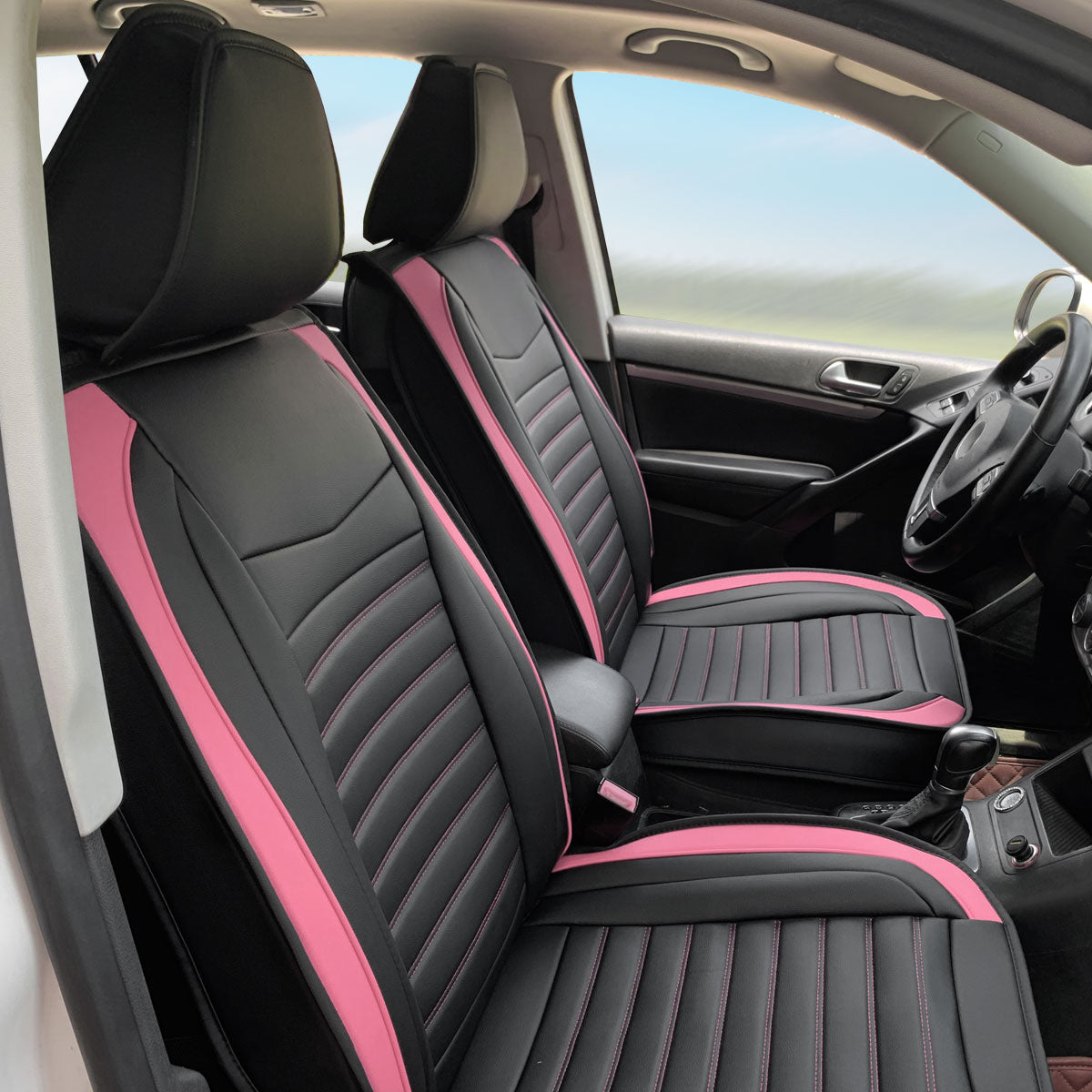 Universal Car Seat Covers Cushion Protecots PU Leather - 02 Style