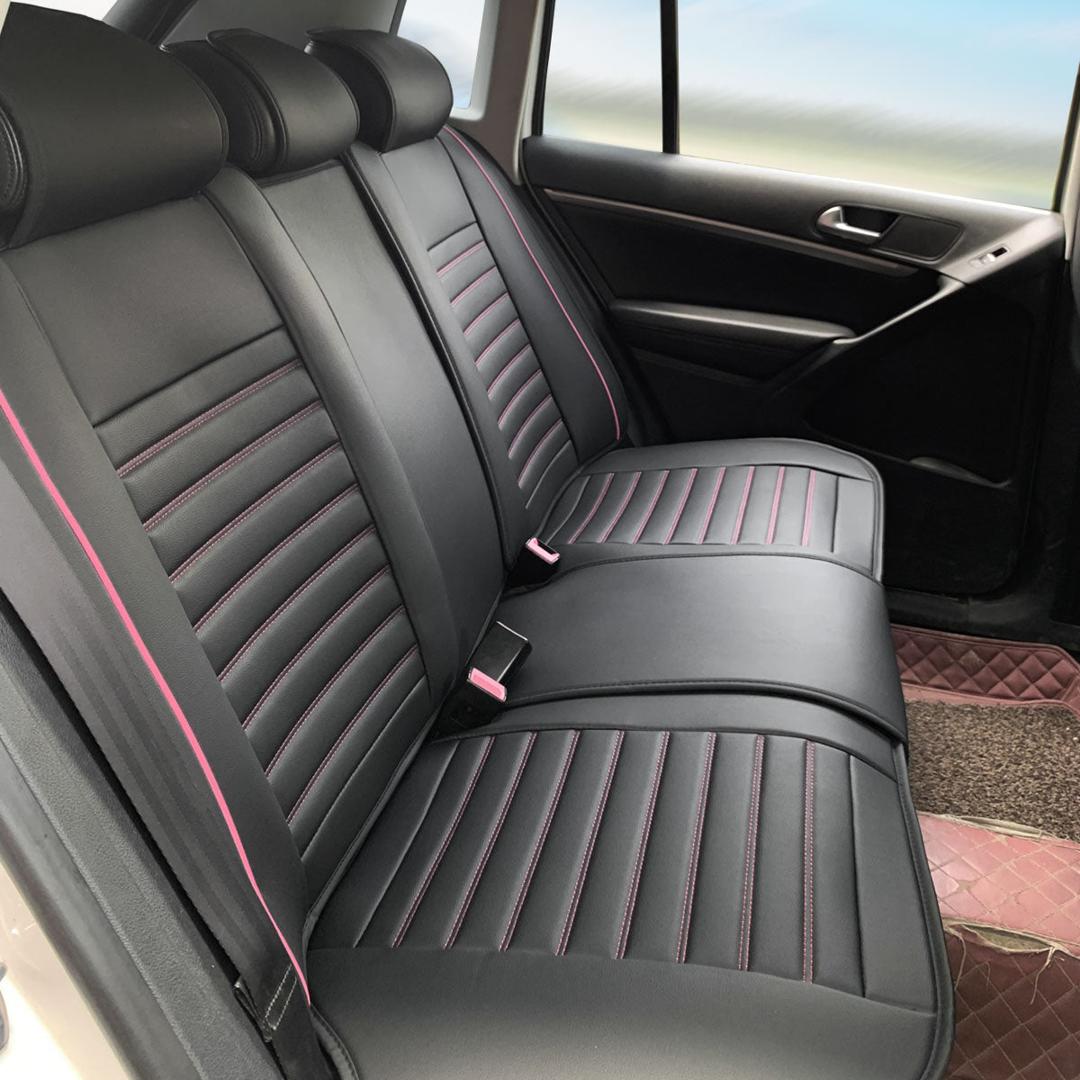 Universal Car Seat Covers Cushion Protecots PU Leather - 02 Style