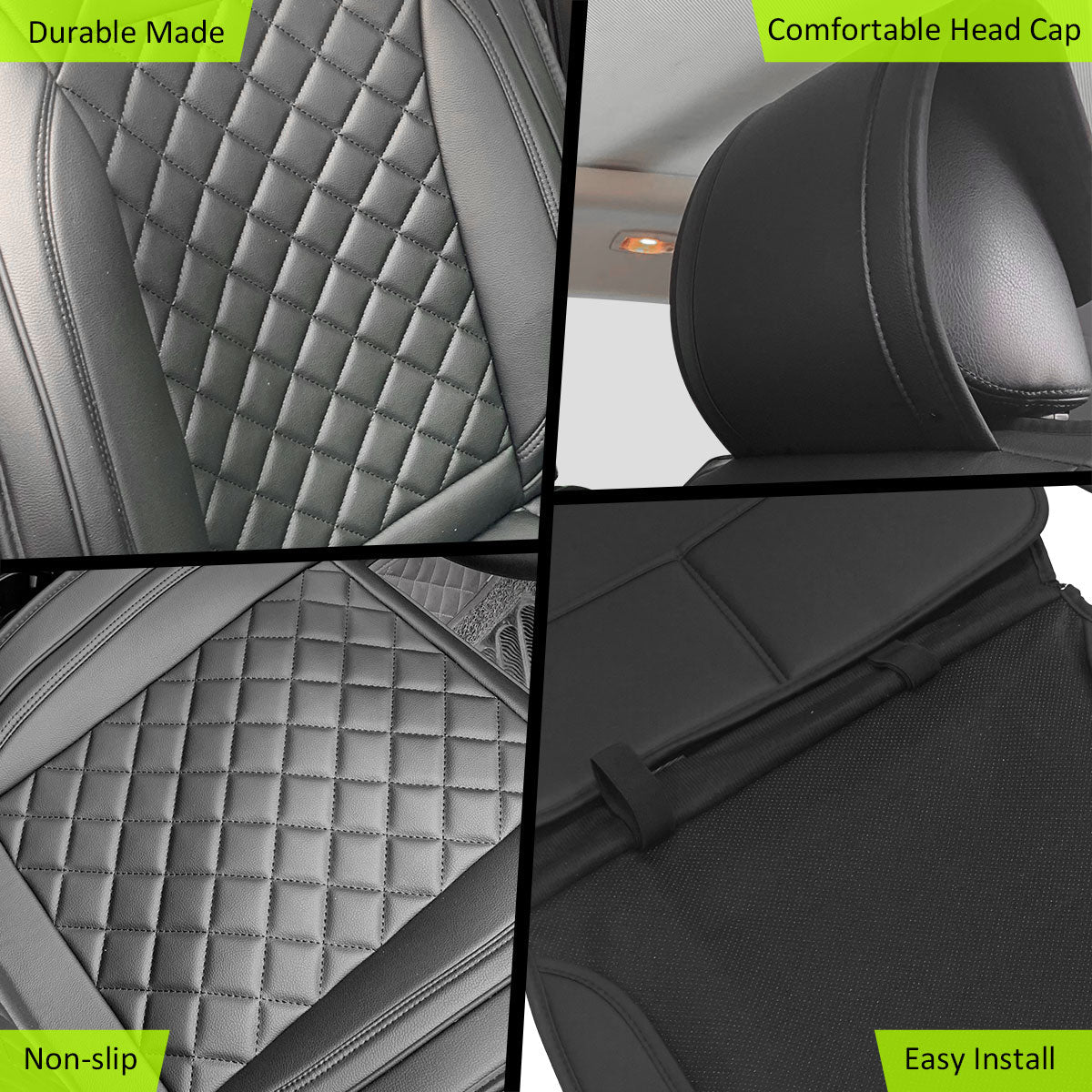Universal Car Seat Covers Cushion Protecots PU Leather - 03 Style