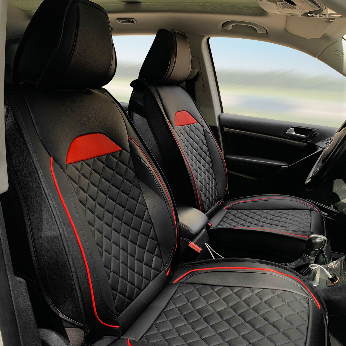 Universal Car Seat Covers Cushion Protecots PU Leather - 03 Style
