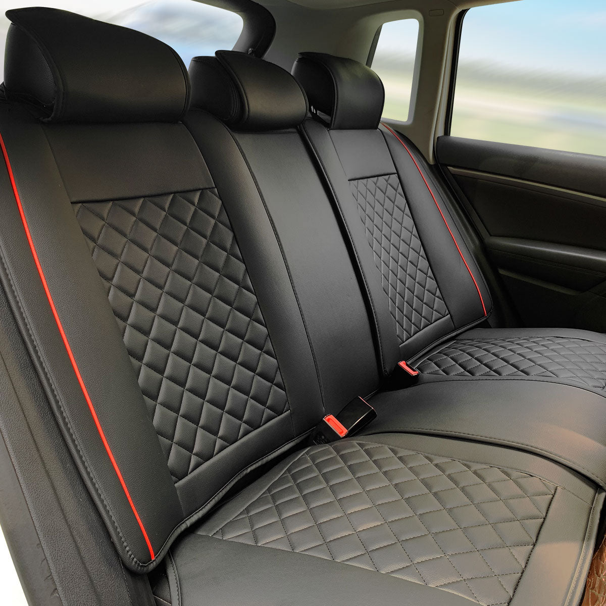 Universal Car Seat Covers Cushion Protecots PU Leather - 03 Style