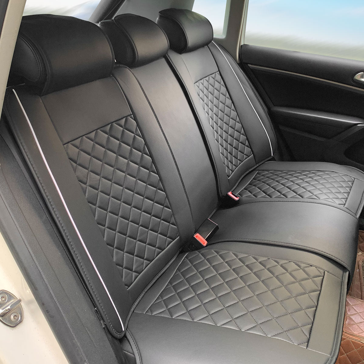 Universal Car Seat Covers Cushion Protecots PU Leather - 03 Style
