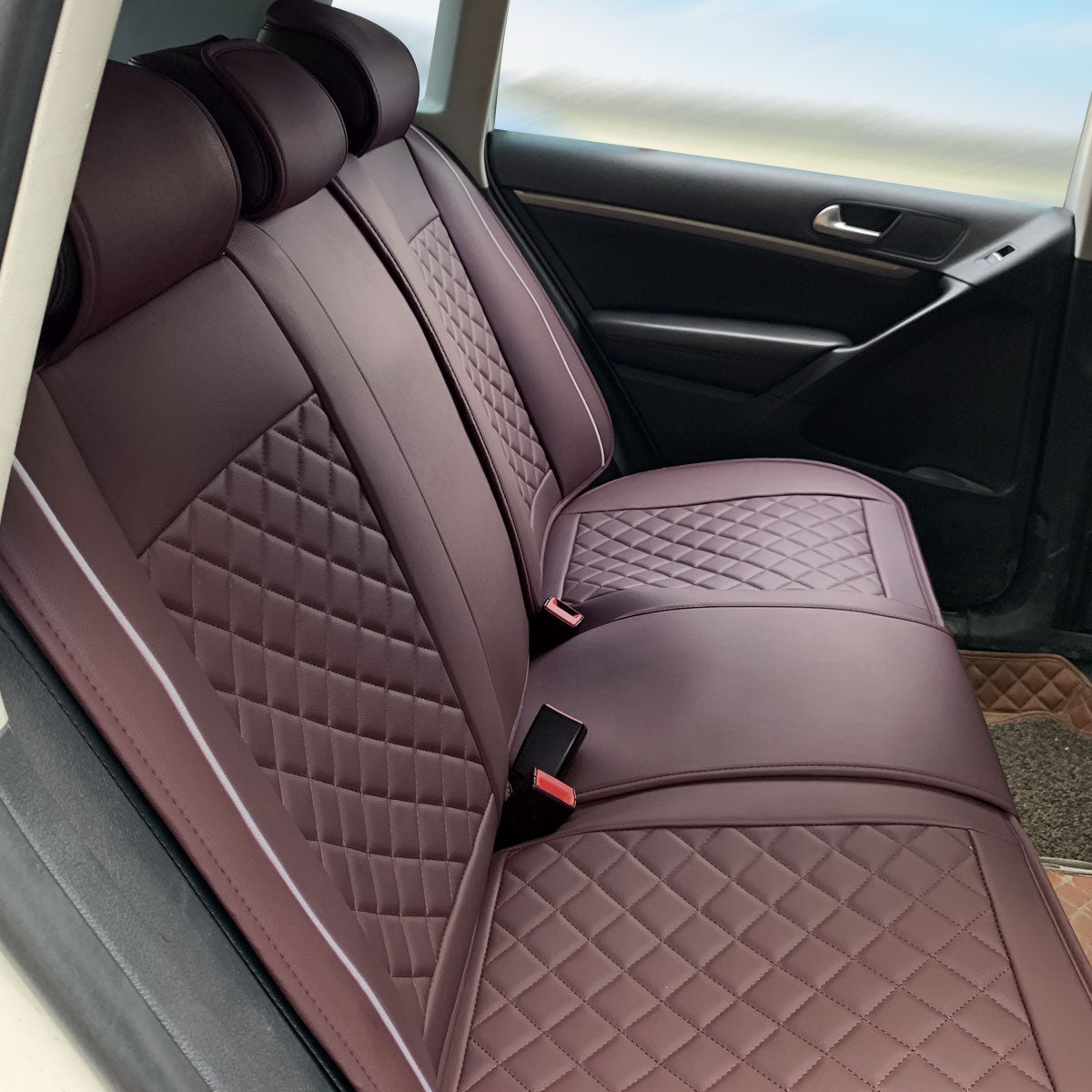 Universal Car Seat Covers Cushion Protecots PU Leather - 03 Style