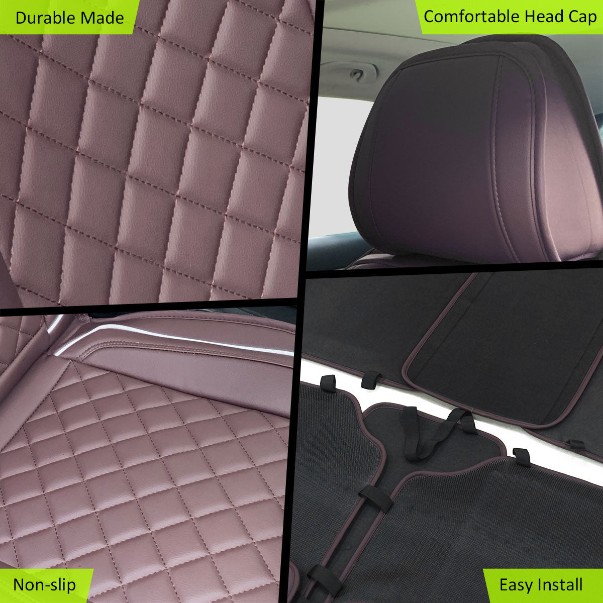 Universal Car Seat Covers Cushion Protecots PU Leather - 03 Style