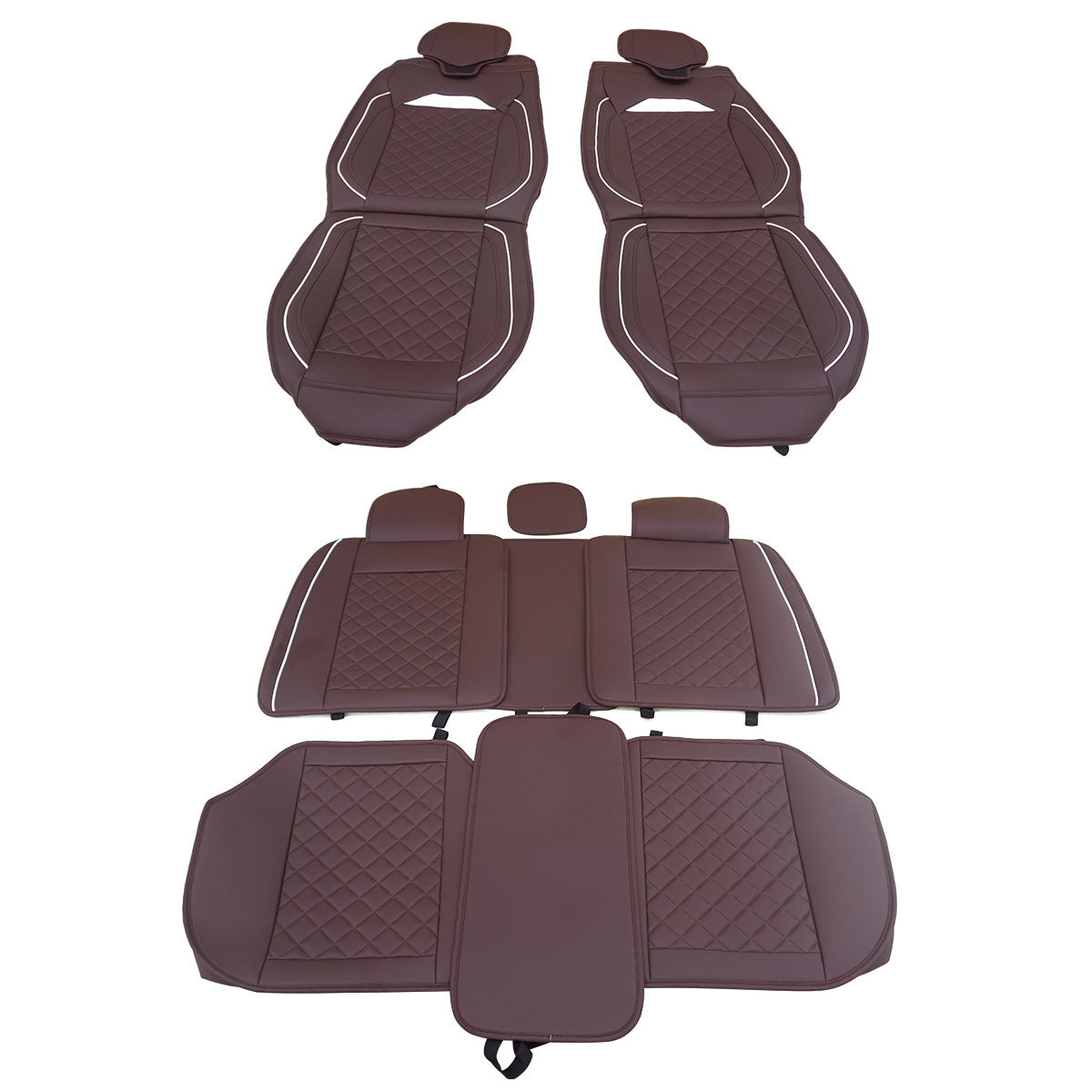 Universal Car Seat Covers Cushion Protecots PU Leather - 03 Style