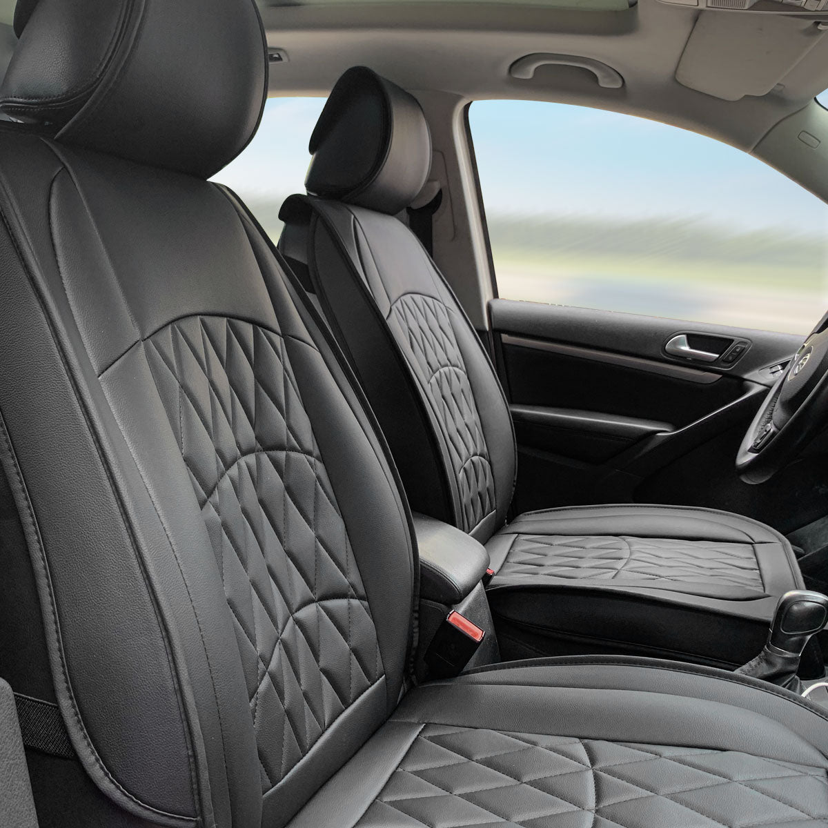 Universal Fit PU Leather Car Seat Covers Cushion Protector - 04 Style