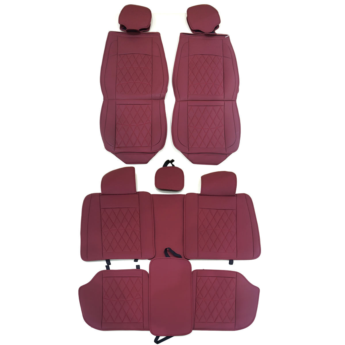 Universal Fit PU Leather Car Seat Covers Cushion Protector - 04 Style