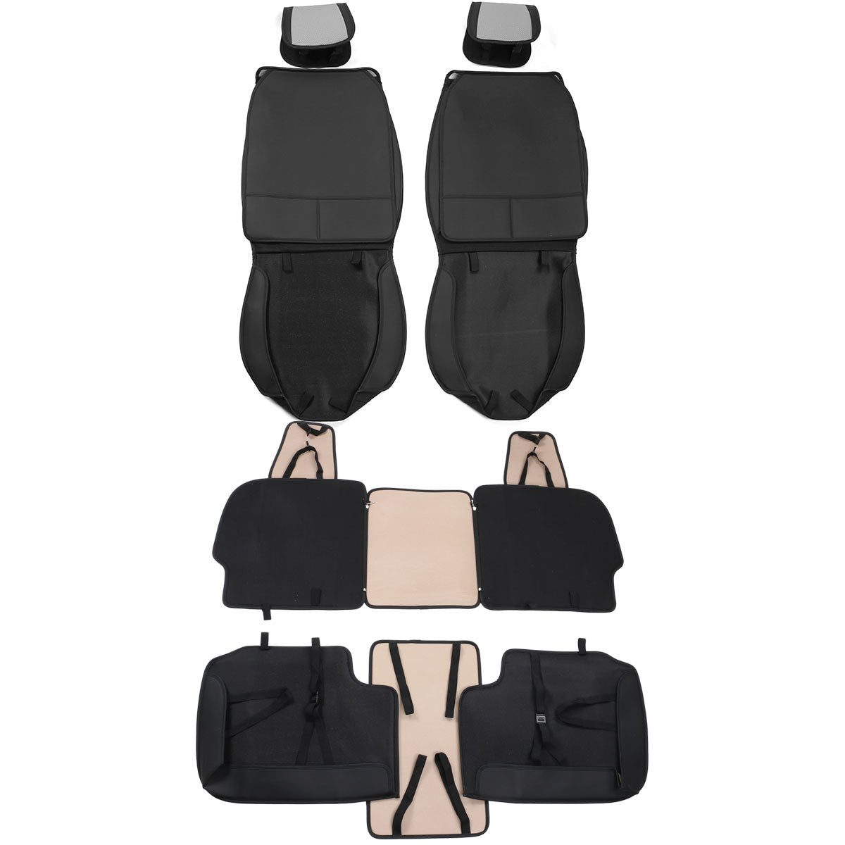 2007-2023 Silverado 1500/2500HD/3500HD Car Seat Covers w/ Pocket