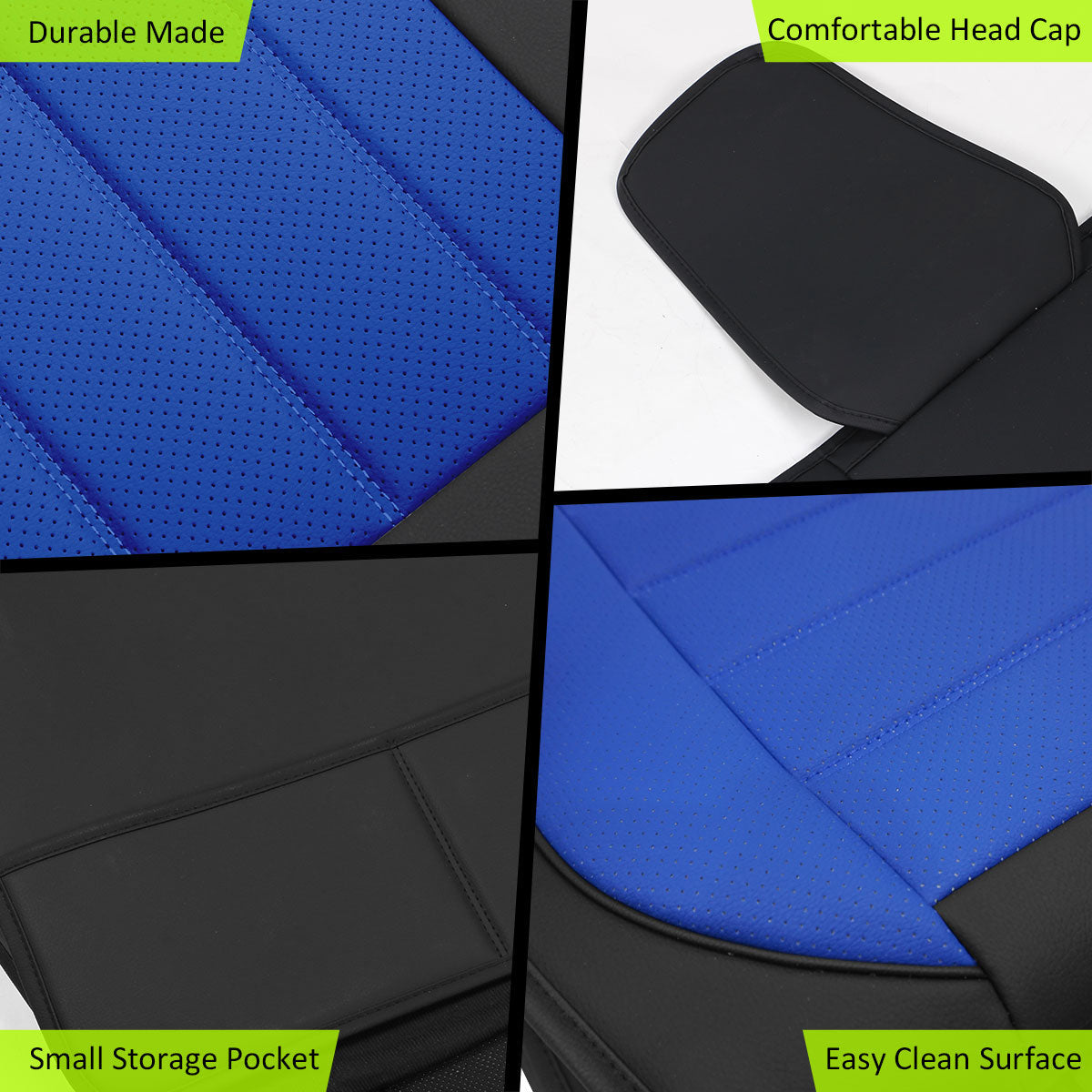 2007-2023 Silverado 1500/2500HD/3500HD Car Seat Covers w/ Pocket
