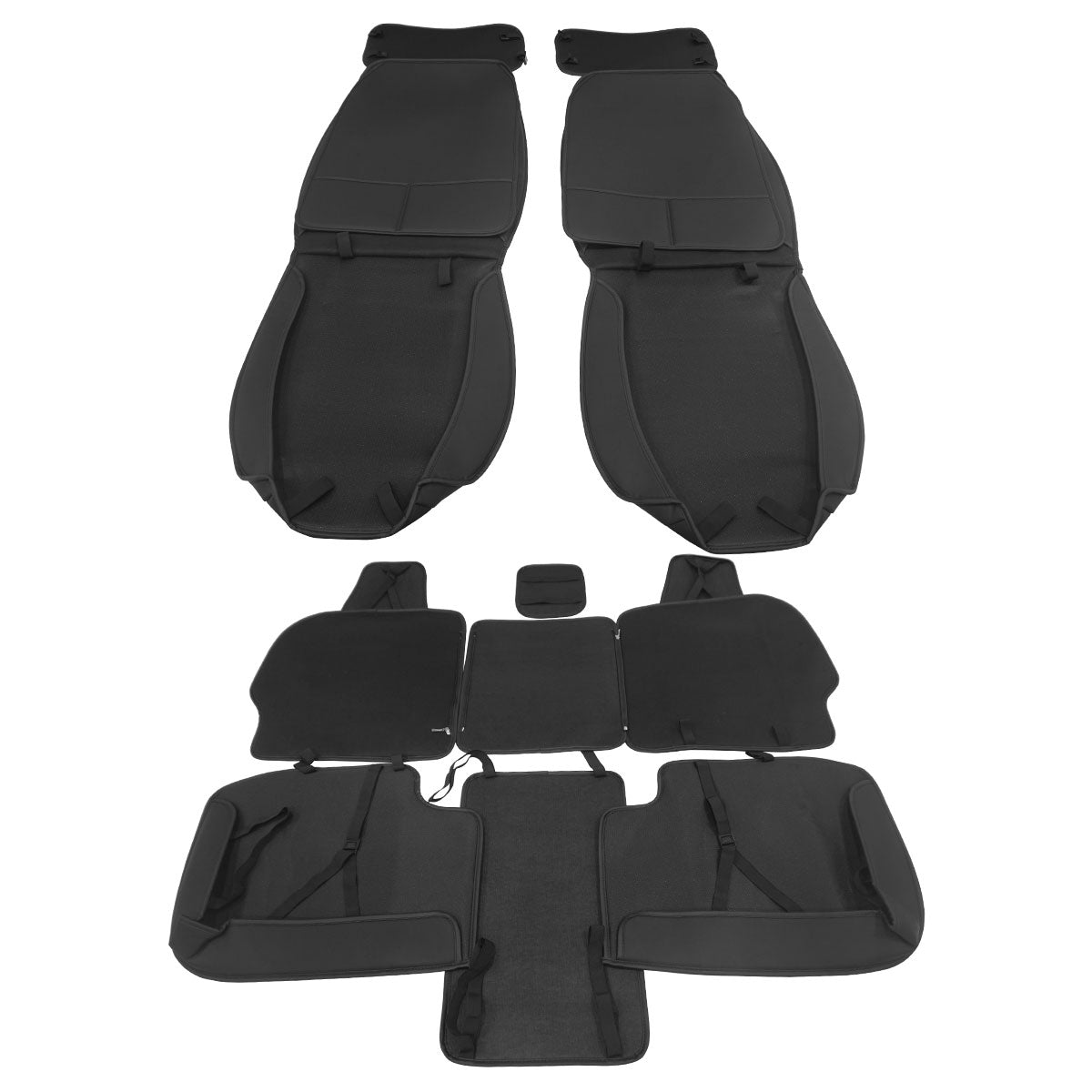 2007-2023 Silverado 1500/2500HD/3500HD Car Seat Covers w/ Pocket