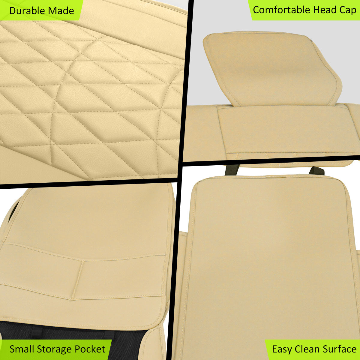 2009-2023 Dodge Ram 1500 2500 3500 5 Seats Seat Covers Leather