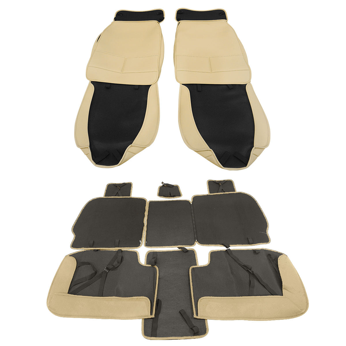 2009-2023 Dodge Ram 1500 2500 3500 5 Seats Seat Covers Leather
