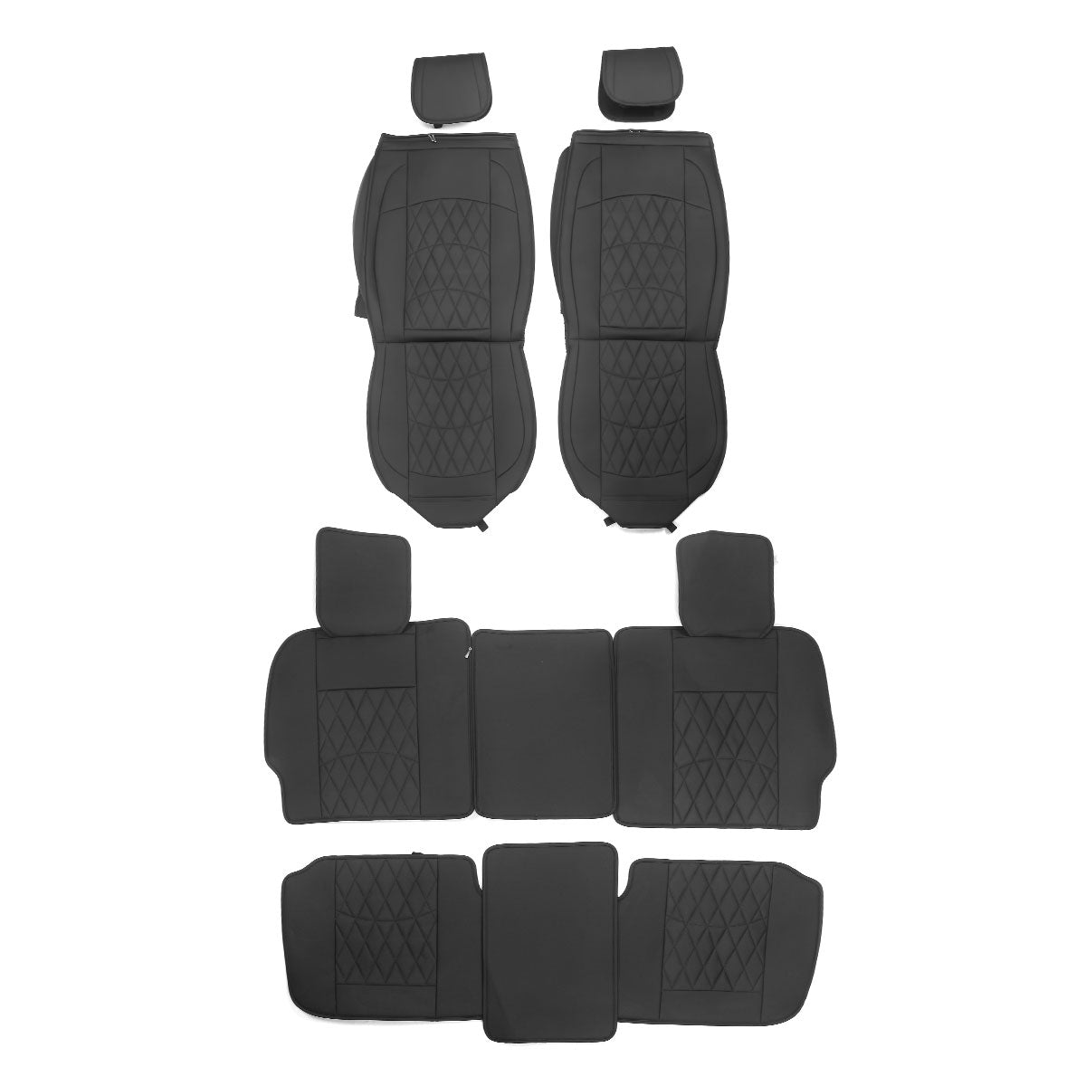 2009-2023 Dodge Ram 1500 2500 3500 5 Seats Seat Covers Leather