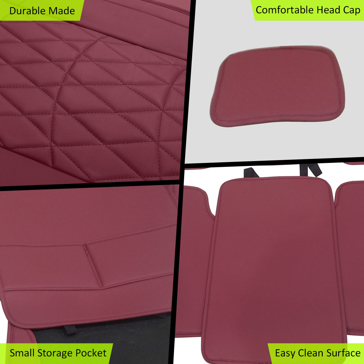 2009-2023 Dodge Ram 1500 2500 3500 5 Seats Seat Covers Leather