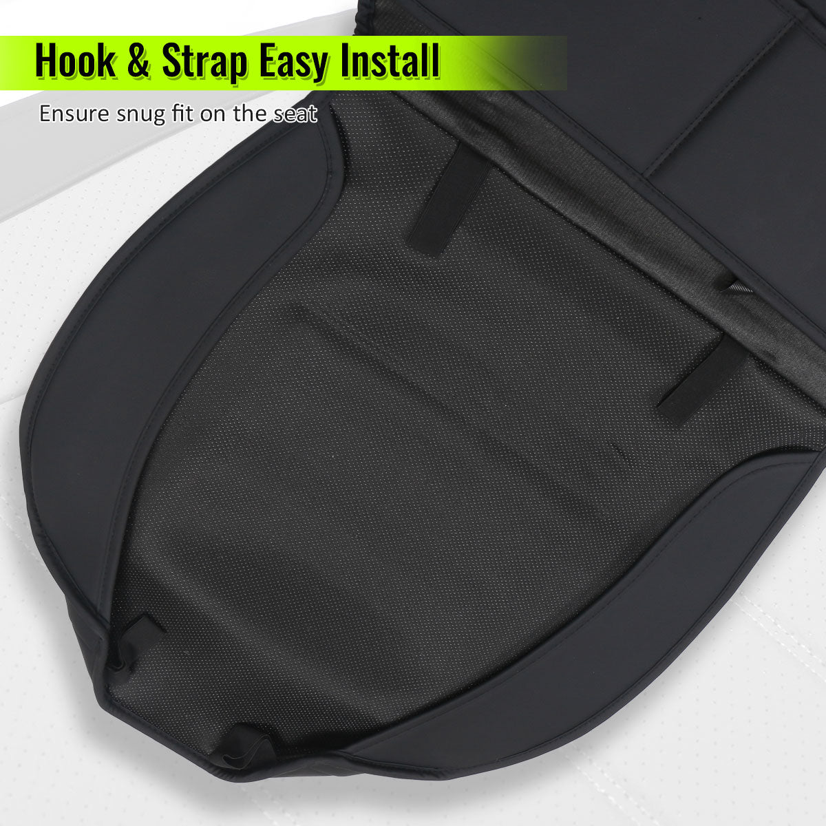 2009-2025 Ford F150 Crew Cab PU Leather Car Seat Cover w/ Pocket