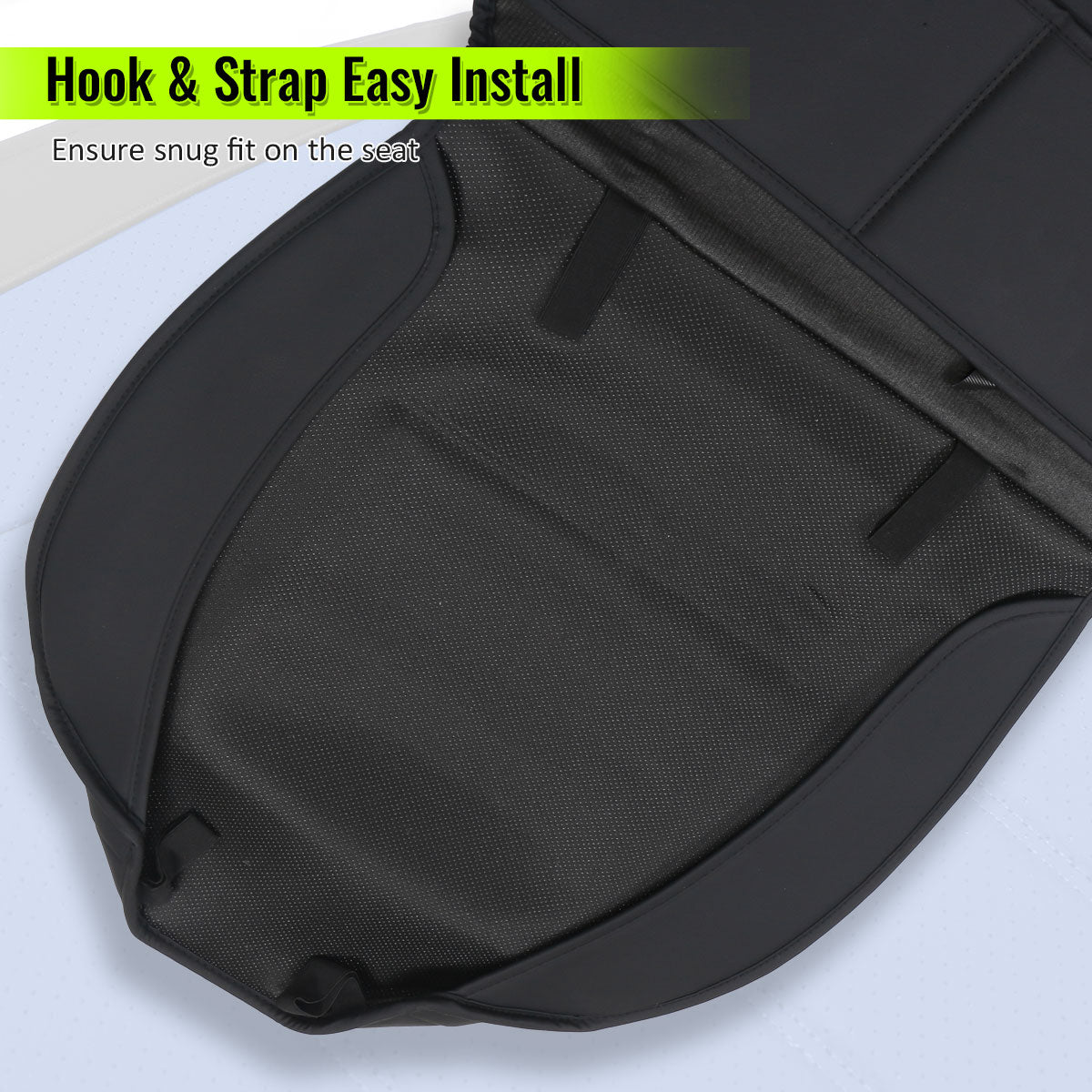 2009-2025 Ford F150 Crew Cab PU Leather Car Seat Cover w/ Pocket