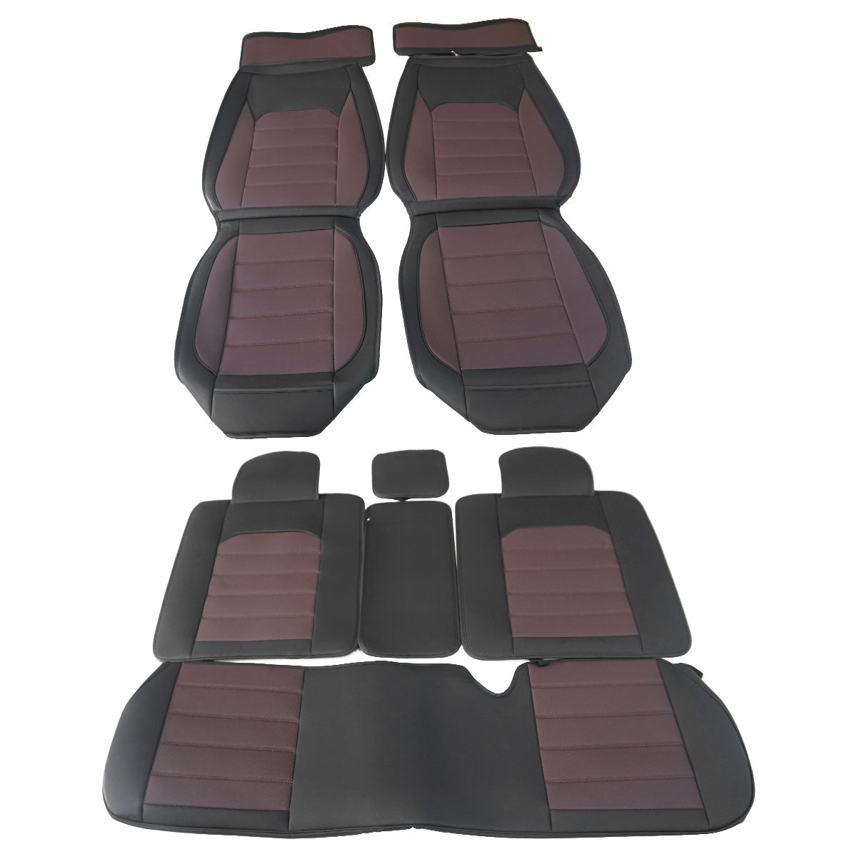 2007-2025 Jeep Wrangler JK JL Leather Car Seat Cover w/ Pocket