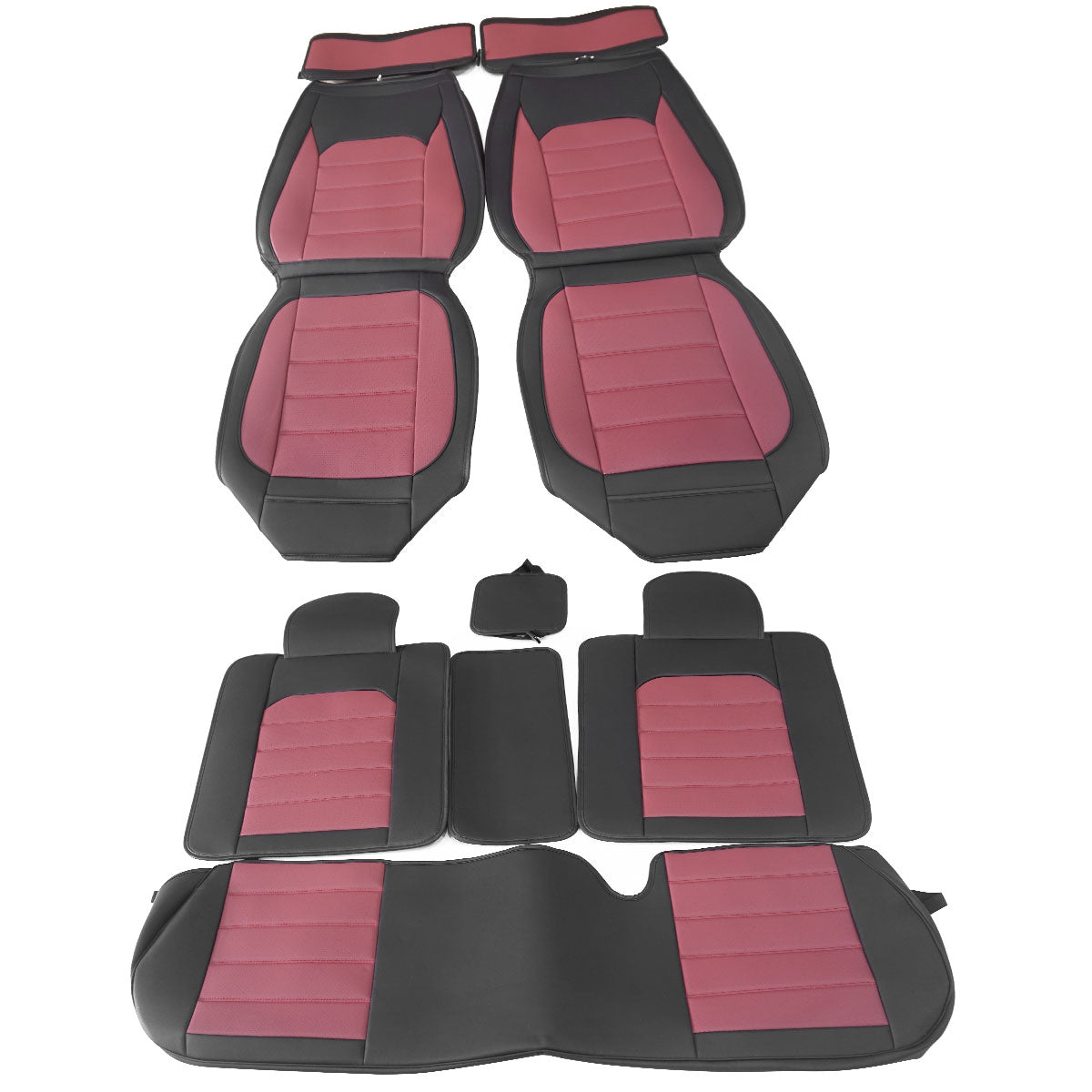 2007-2025 Jeep Wrangler JK JL Leather Car Seat Cover w/ Pocket