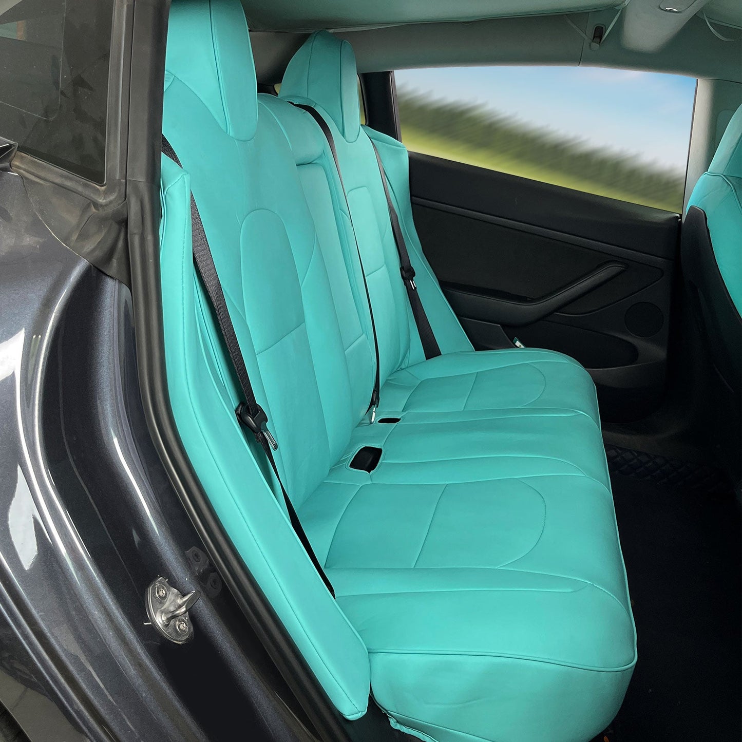 2017-2023 Tesla Model 3 Front Rear 5-Seat Seat Covers Leather