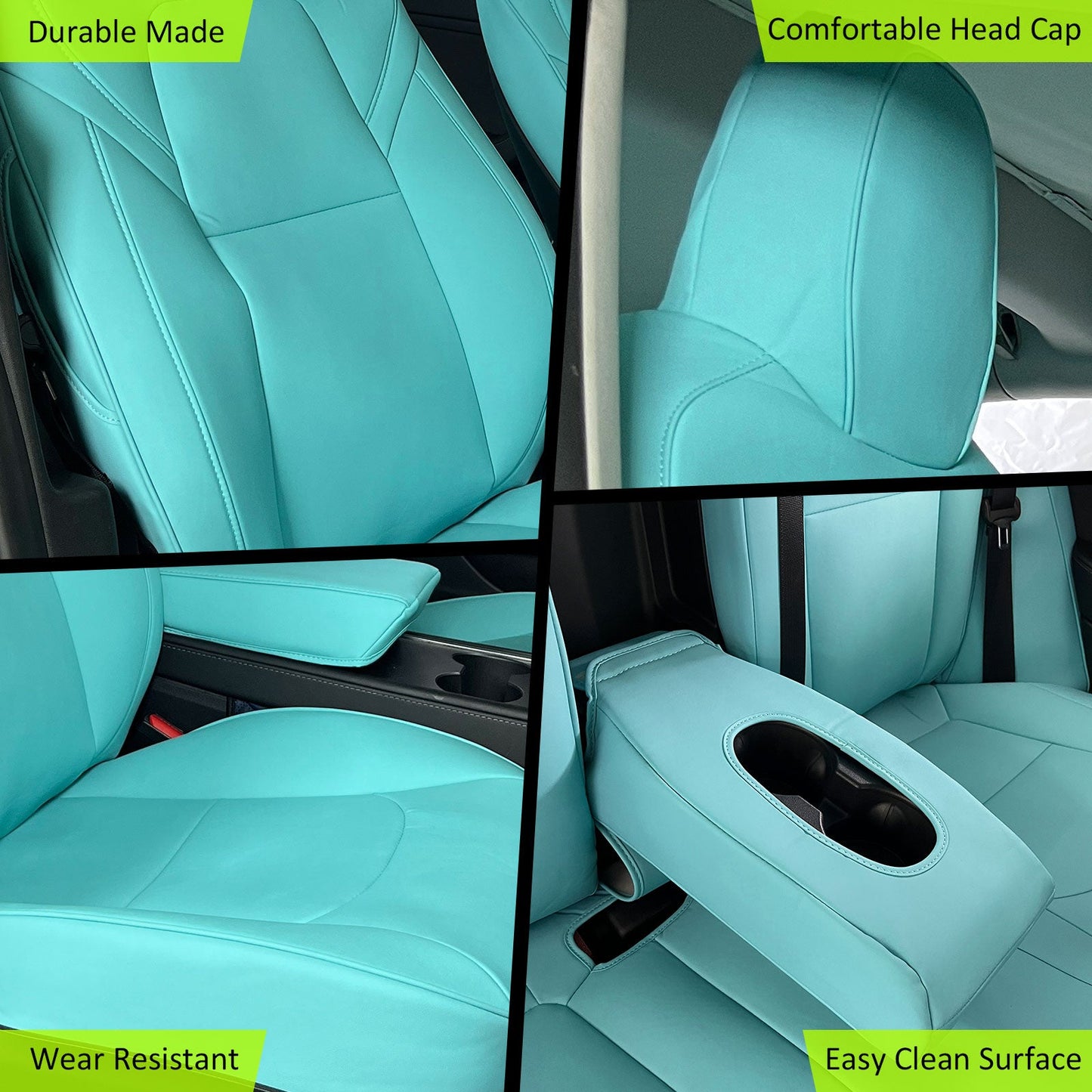 2017-2023 Tesla Model 3 Front Rear 5-Seat Seat Covers Leather