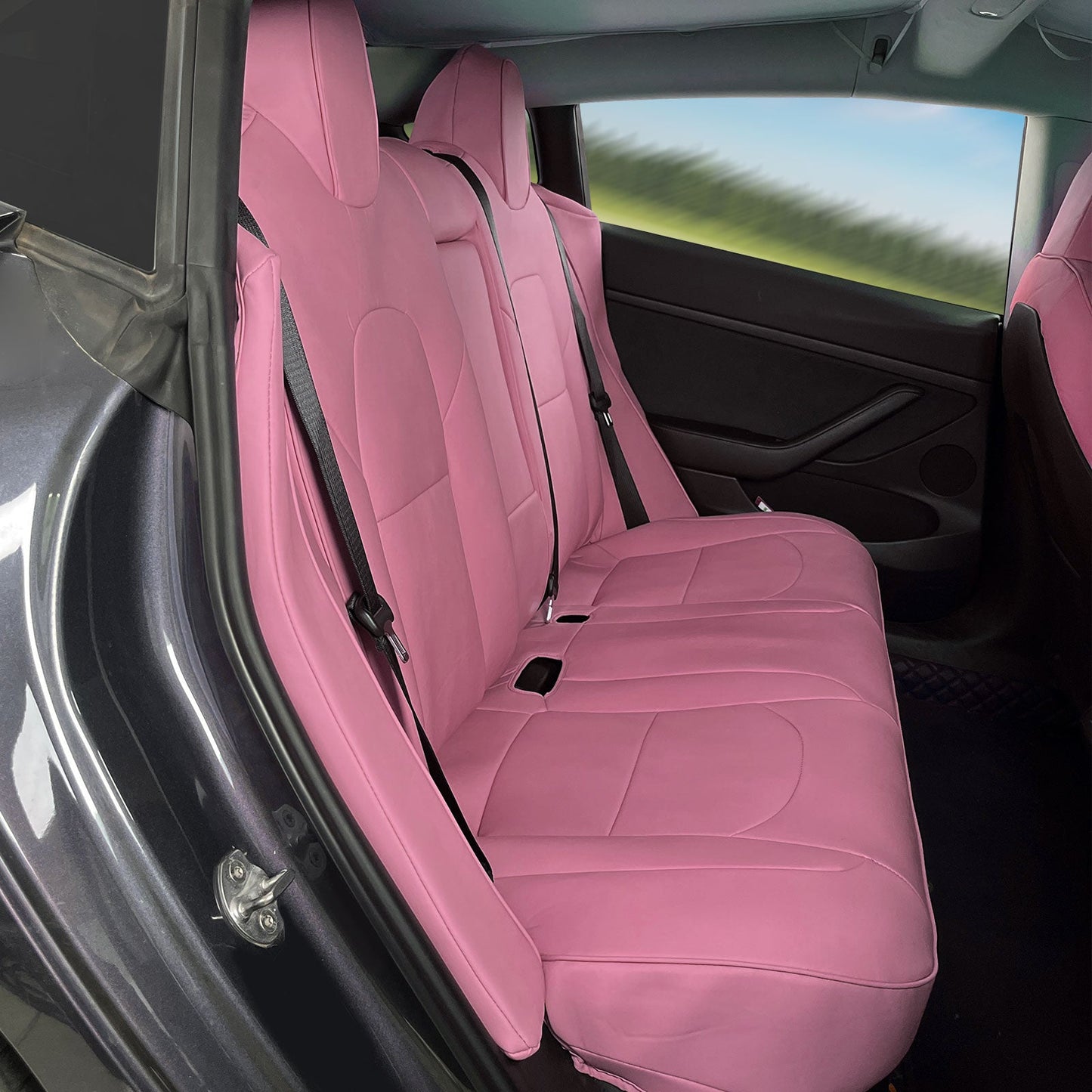 2017-2023 Tesla Model 3 Front Rear 5-Seat Seat Covers Leather