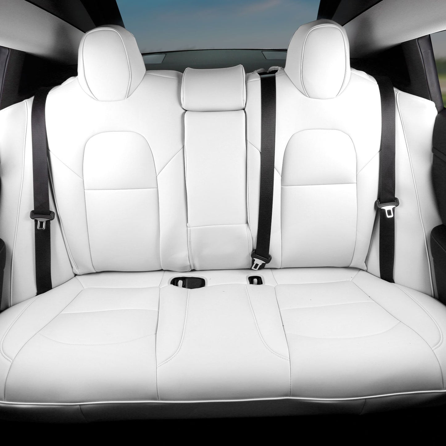 2017-2023 Tesla Model 3 Front Rear 5-Seat Seat Covers Leather