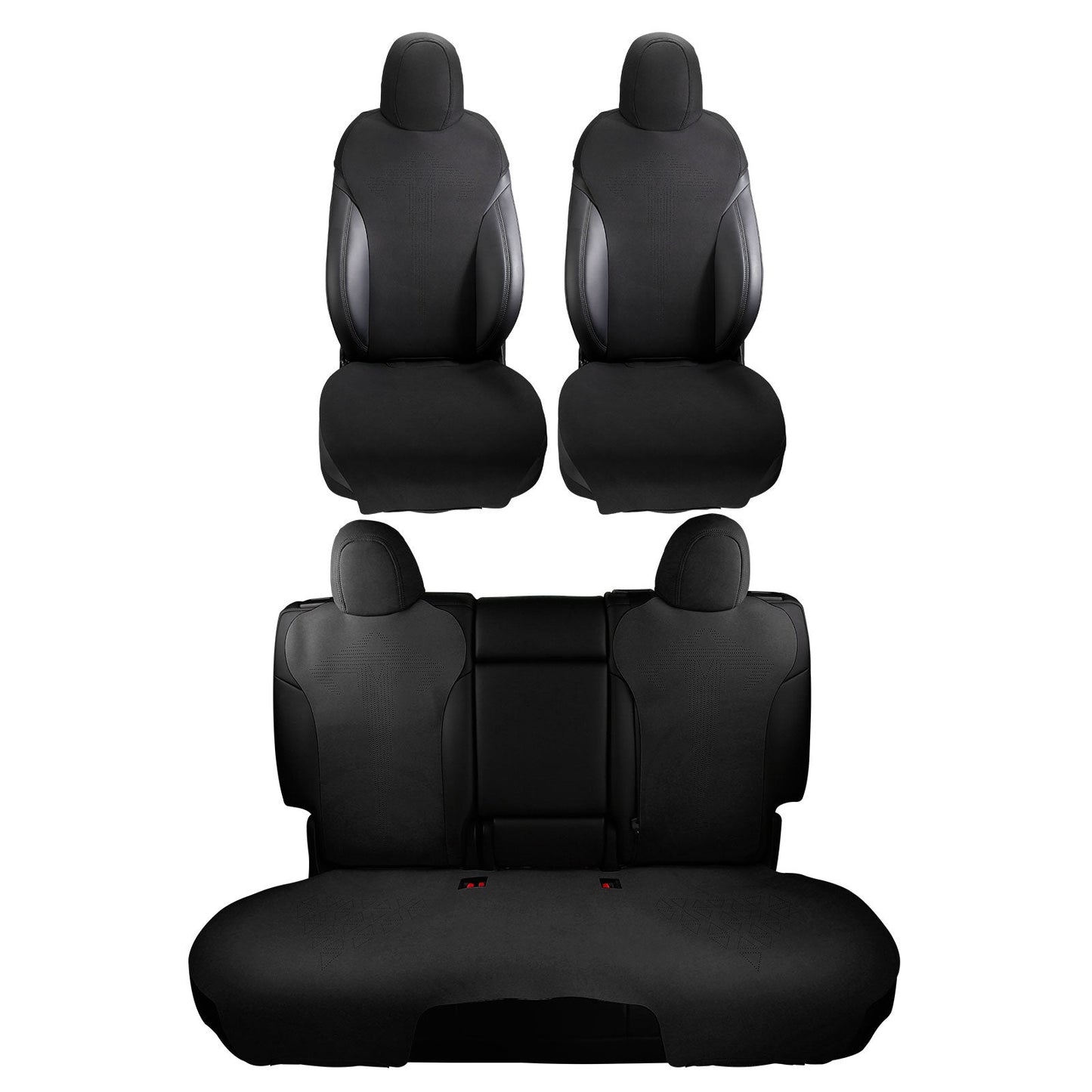 2017-2023 Tesla Model 3 Seat Covers Cushions V1 Suede Leather