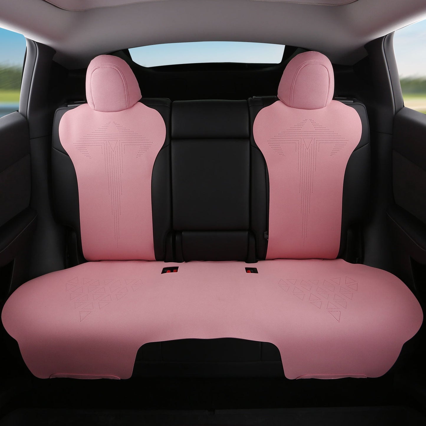 2017-2023 Tesla Model 3 Seat Covers Cushions V1 Suede Leather