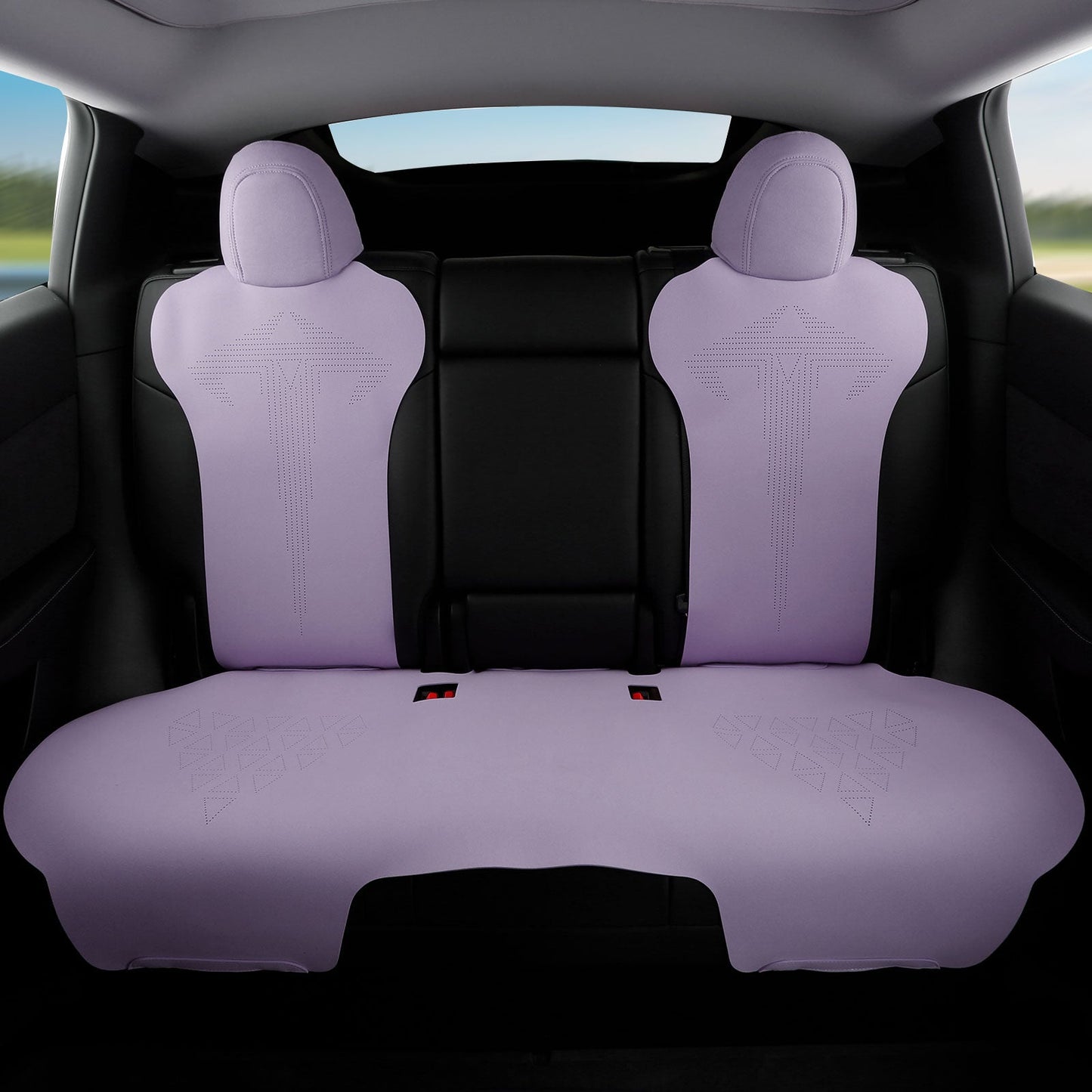 2017-2023 Tesla Model 3 Seat Covers Cushions V1 Suede Leather