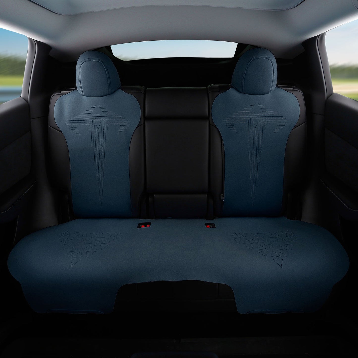 2020-2024 Tesla Model Y Seat Covers Cushions V1 Suede Leather