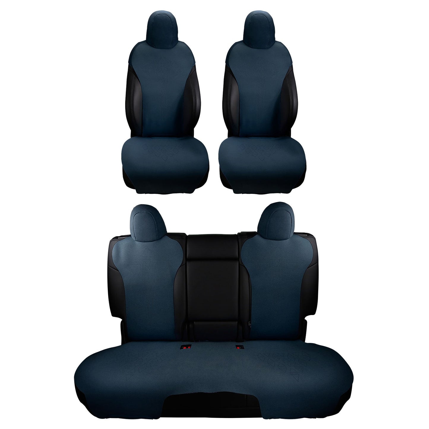 2020-2024 Tesla Model Y Seat Covers Cushions V1 Suede Leather