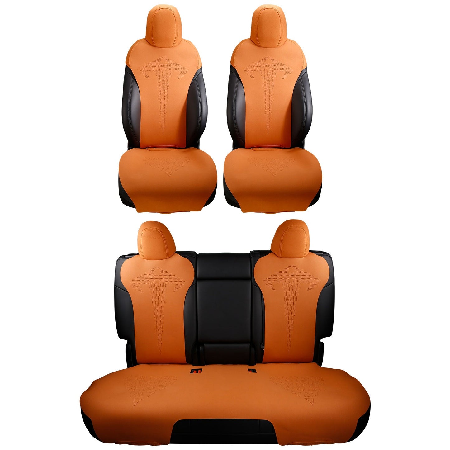 2020-2024 Tesla Model Y Seat Covers Cushions V1 Suede Leather