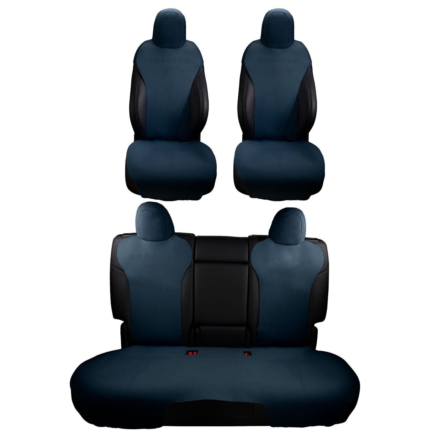 2020-2024 Tesla Model Y Seat Covers Cushions V2 Suede Leather