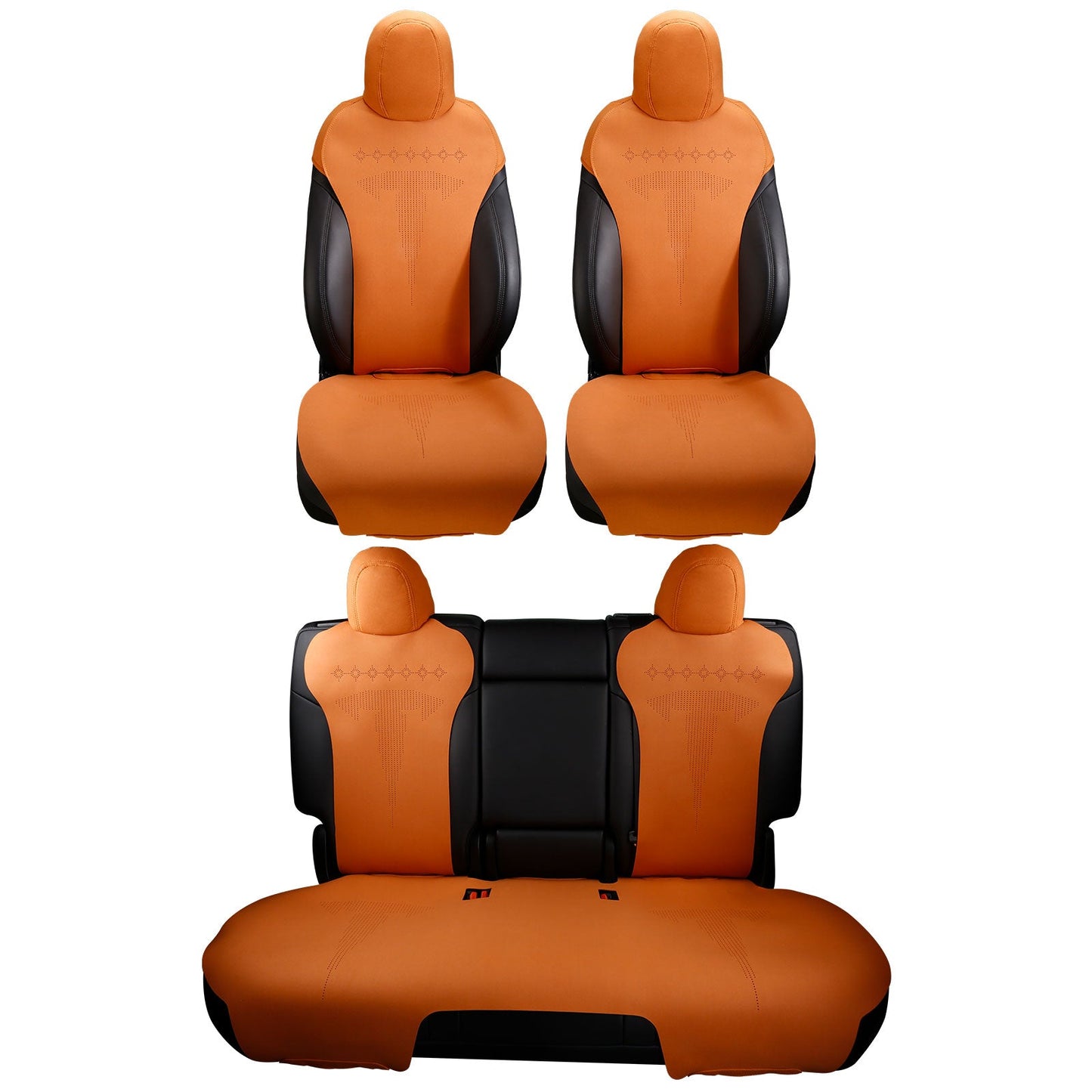 2020-2024 Tesla Model Y Seat Covers Cushions V2 Suede Leather