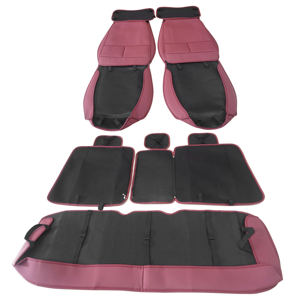 2005-2023 Toyota Tacoma Pickup 5 Seats Seat Covers PU Leather