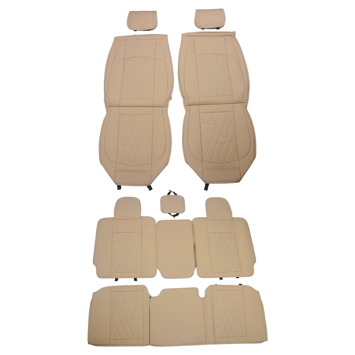 2008-2023 Toyota Tundra Pickup 5-Seat Seat Covers PU Leather
