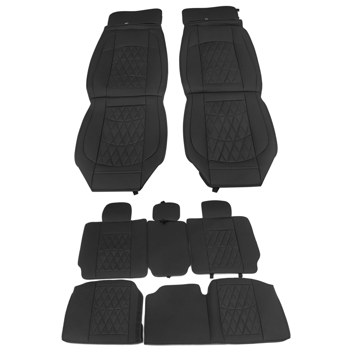 2008-2023 Toyota Tundra Pickup 5-Seat Seat Covers PU Leather