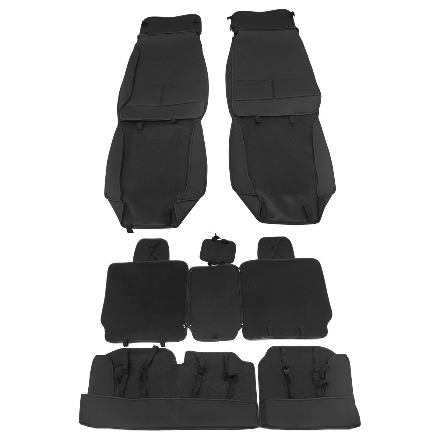 2008-2023 Toyota Tundra Pickup 5-Seat Seat Covers PU Leather