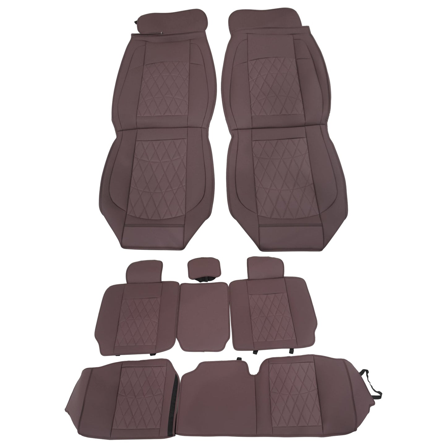 2008-2023 Toyota Tundra Pickup 5-Seat Seat Covers PU Leather