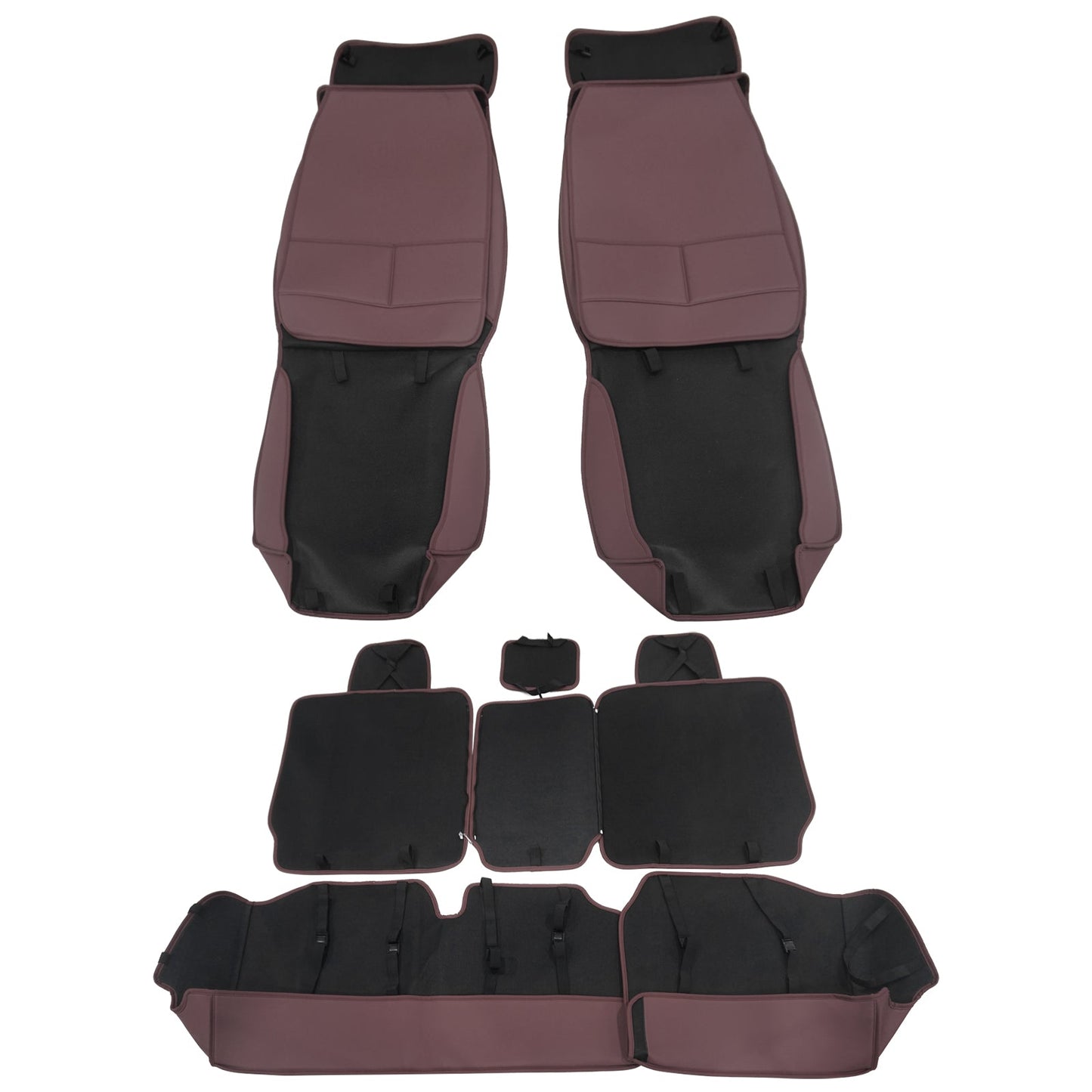 2008-2023 Toyota Tundra Pickup 5-Seat Seat Covers PU Leather
