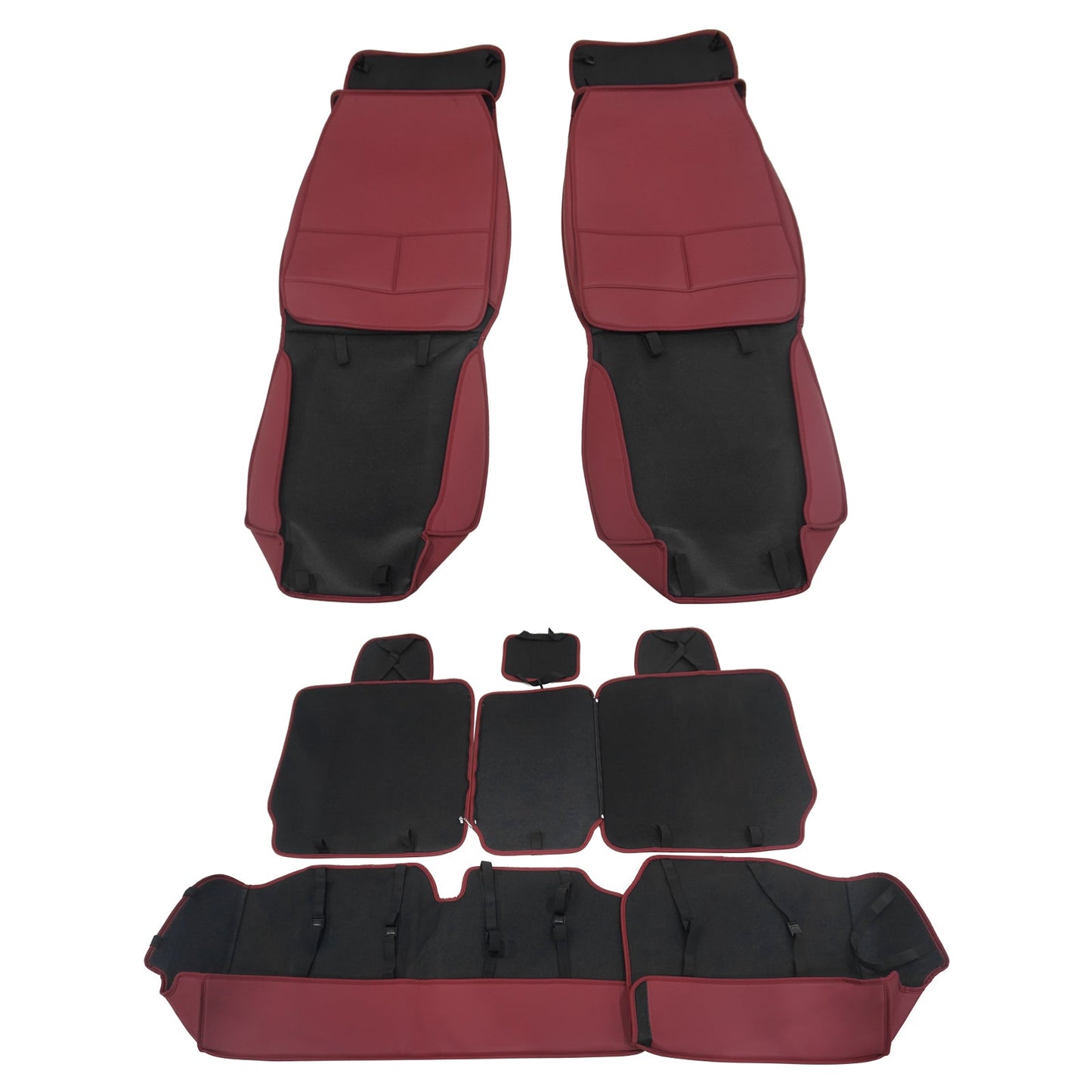 2008-2023 Toyota Tundra Pickup 5-Seat Seat Covers PU Leather